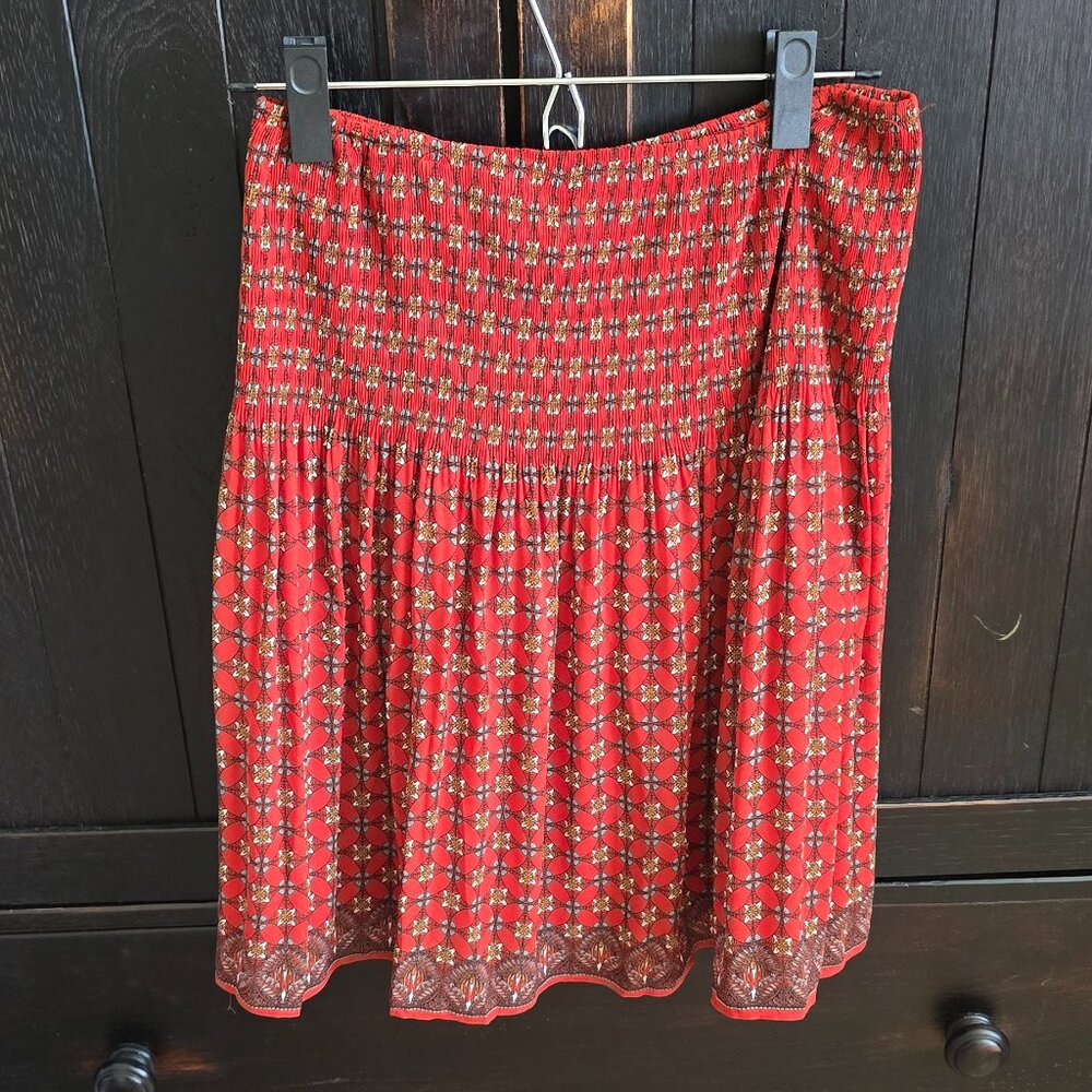 Max Studio Women's Gathered Waist Printed Skirt Small NWOT